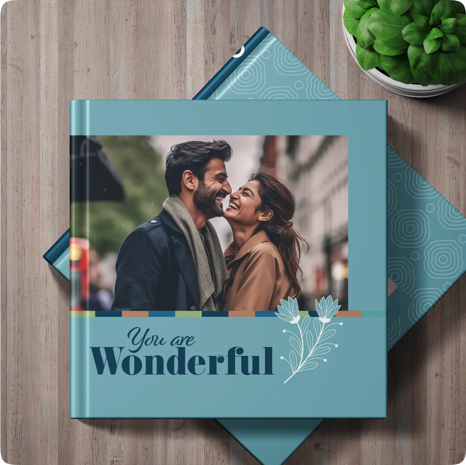 Color Kahar (colorkahar) friends themed photobook front cover — personalized friendship memories Pakistan