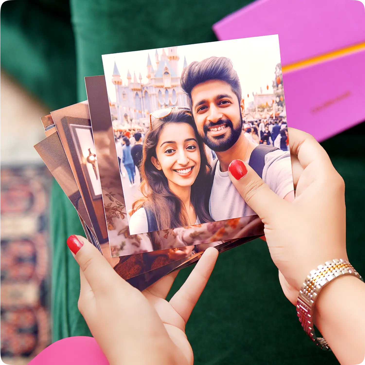 Color Kahar (colorkahar) photo print 4x4 inch — close up detail vivid color quality personalized Pakistan