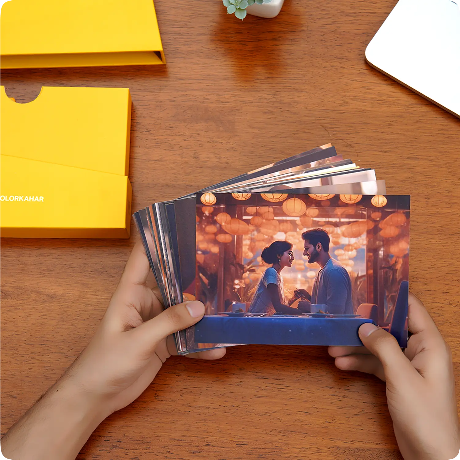 Color Kahar (colorkahar) photo print 6x4 inch — scattered layout multiple prints personalized Pakistan