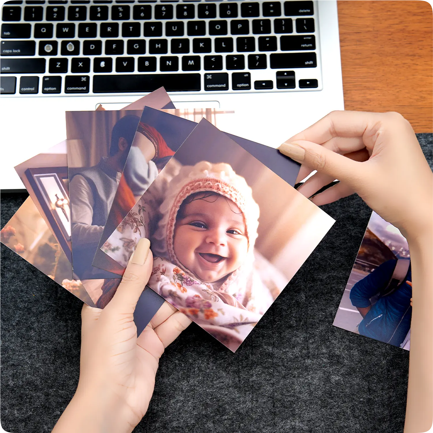 Color Kahar (colorkahar) photo print 4x4 inch — front view premium quality finish personalized Pakistan